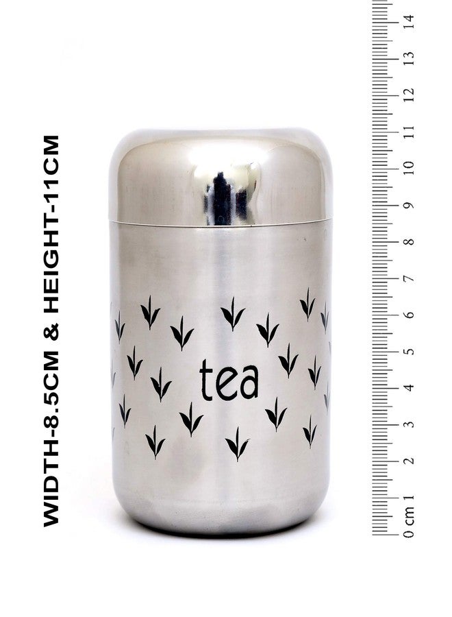 كوكونات مجموعة من 4 قطع من علب تخزين الشاي والقهوة والسكر والتوابل، مصنوعة من الفولاذ المقاوم للصدأ، بتصميم جوز الهند، متعددة الاستخدامات، بلمسة نهائية غير لامعة. - Image 3